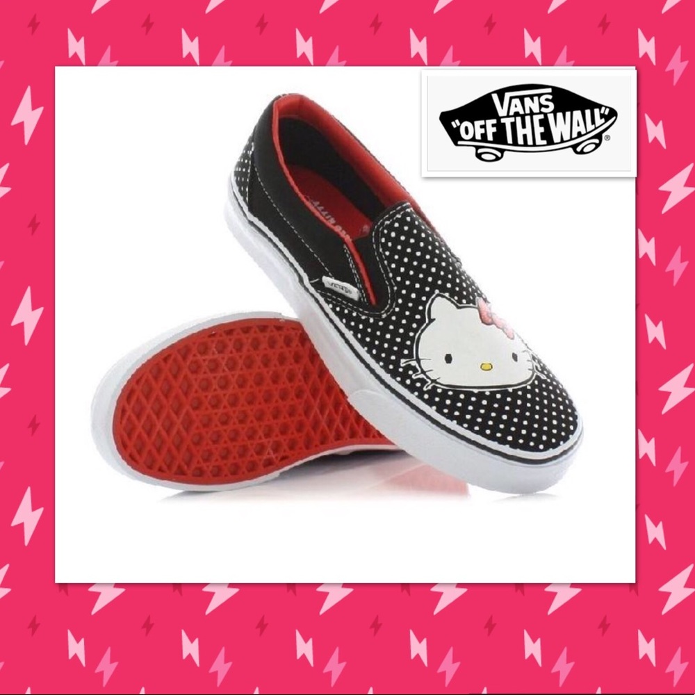 🌸VANS- Size7.5/ Polka dot Hello Kitty🌸